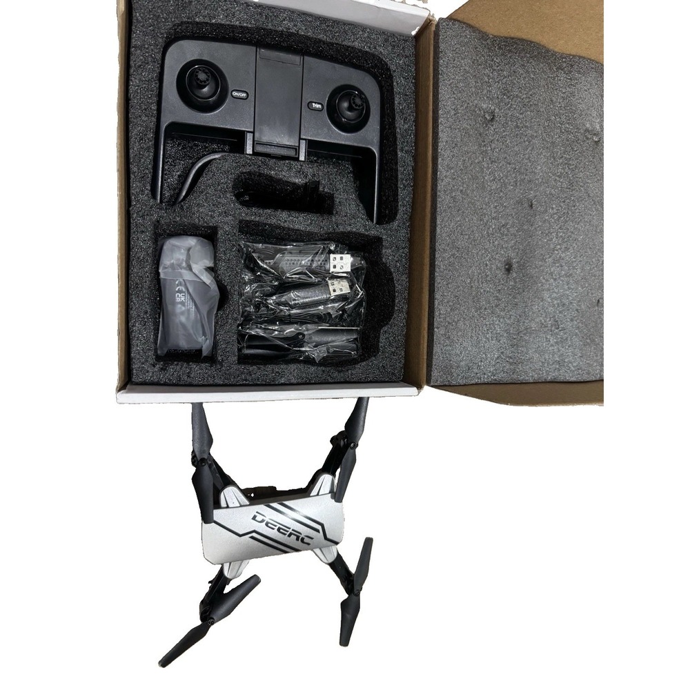 DEERC D20 Foldable Mini Quadcopter Drone Silver HD Camera 360° Flip - Picture 7 of 7